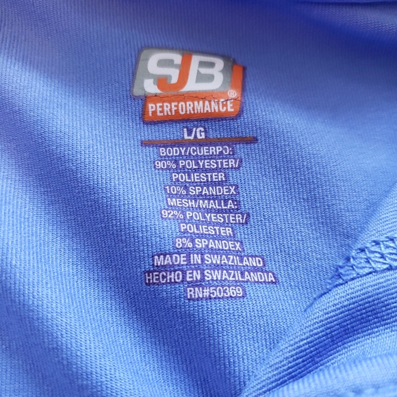 SJB Performance Zip Up, Periwinkle, Women's Large - Picture 2 of 6